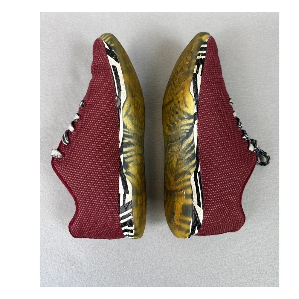 NOBULL‎ Cabernet Zebra Mesh Trainer Shoes Mens Size 7 Womens 8.5 Hipster Low Top